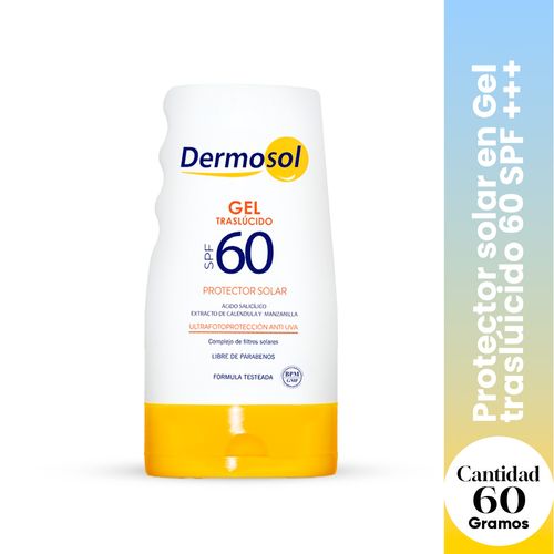 Foto Protector Solar en Gel 60 SPF- Dermosol