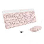 Teclado---Mouse-MK470-Inalambrico-Slim-Rosado