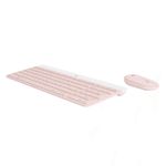 Teclado---Mouse-MK470-Inalambrico-Slim-Rosado