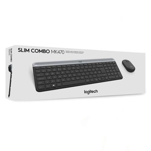 Teclado & Mouse MK470 Inalambrico Slim 36 Meses de batería