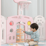 CORRAL-PARA-BEBES-Y-NIÑOS-PLEGABLE-DE-LEON-ROSADO-