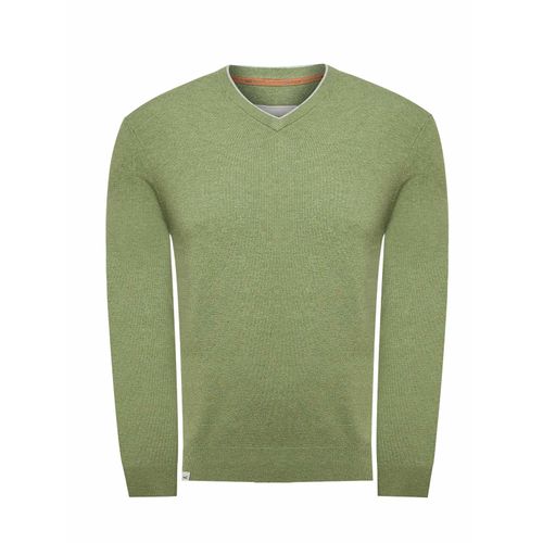 Chompa Poliéster Reciclado Para Hombre Angri V Verde Rockford