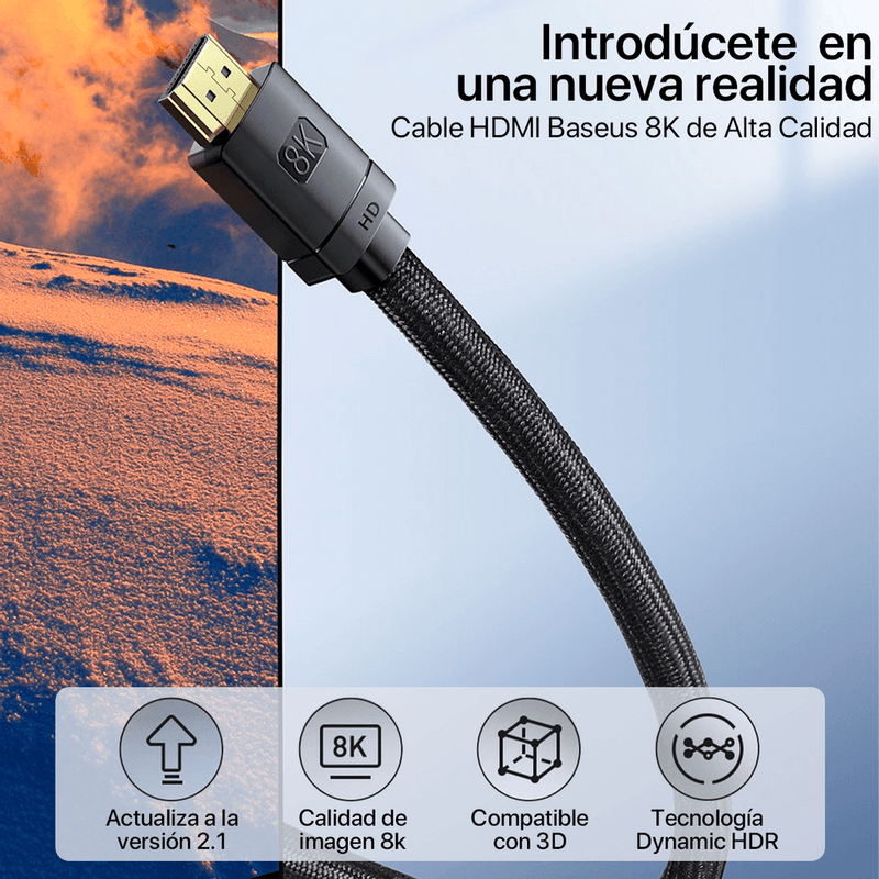 Cable-HDMI-4K-21-8K-60hz-Baseus-UHD-48Gbps-PS5-PS4-PC-2Mtrs