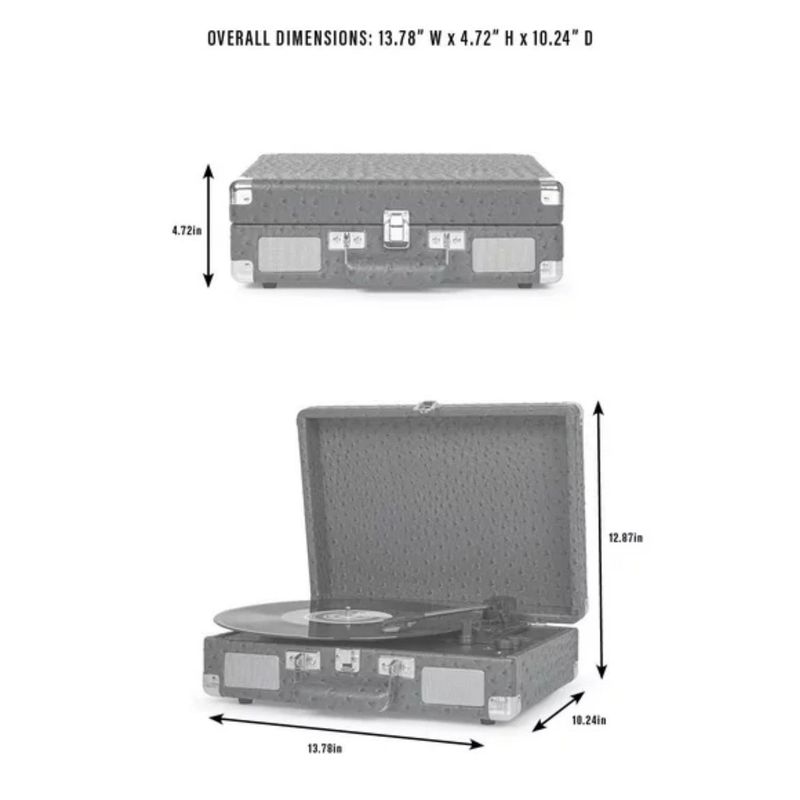 Tocadiscos-Long-Play-Vinilo-Cruiser-Plus-Crosley---Blanco