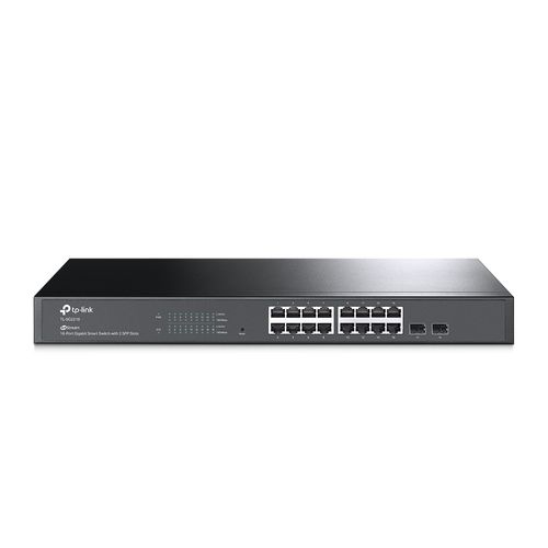 TP-Link - Switch TL-SG2218 de 16 Puertos Gigabit (2 Puertos SFP)