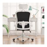 Silla-Ergonomica-CT256-de-Oficina-con-Respaldo-Ajustable---Blanco-