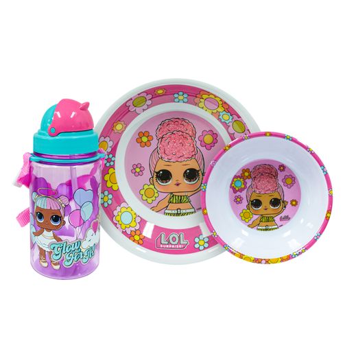 Scool - Set Melamine con Botella LOL S-703172