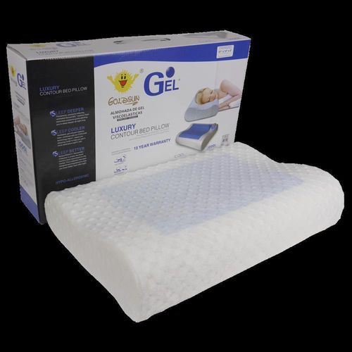 Almohada Viscoelástica Cervical con Gel Goldsun Grande