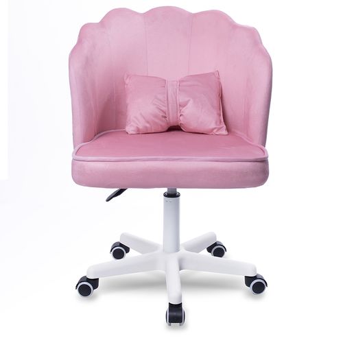 Silla Giratoria de Escritorio Oficina Q1 Rosada Buckingham