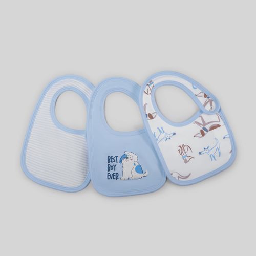 Baberos Para Recien Nacido Baby Circus Pack X3 Imp