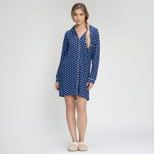 Camisón Pijama Mujer Dots Hypnotic Manga Larga Algodón