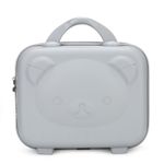 Maleta-Neceser-Viajera-Multiusos-Kawai-Con-Clave-Osito---Gris-
