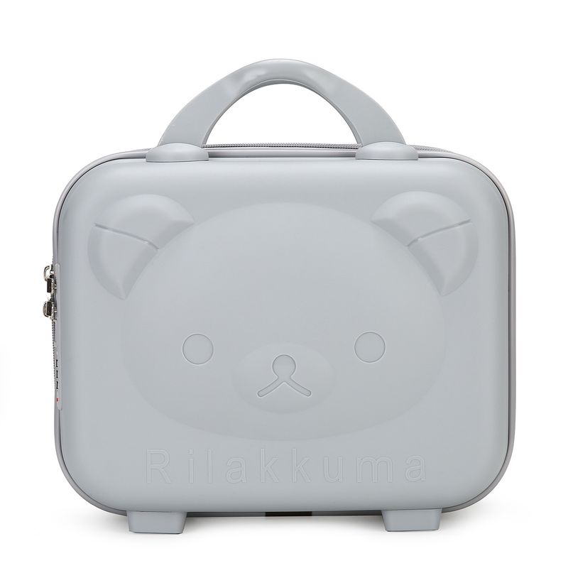 Maleta-Neceser-Viajera-Multiusos-Kawai-Con-Clave-Osito---Gris-