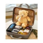 Maleta-Neceser-Viajera-Multiusos-Kawai-Con-Clave-Osito---Gris-