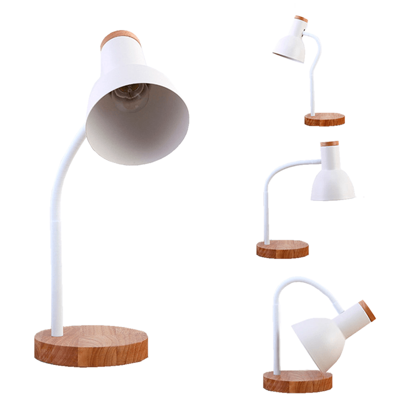 Lampara-de-Escritorio-con-Tubo-Flexible-Blanco