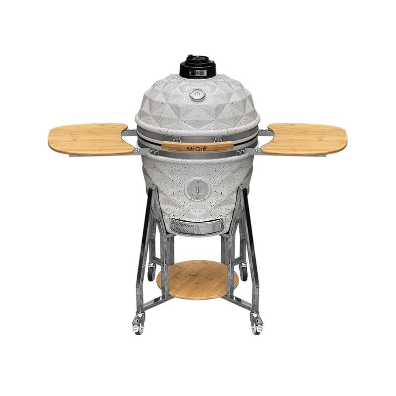 Kamado-Mr-Grill-22-Pulgadas-Diamante-Blanco