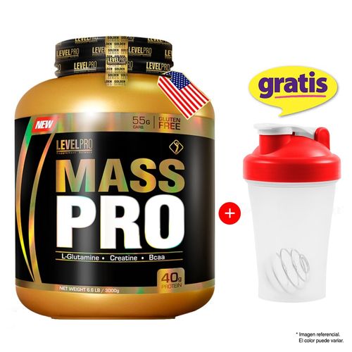 Ganador de Peso Level Pro Mass Pro 3 kg Chocolate