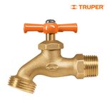 Llave-caño-de-jardin-robusto-1-2--bronce-Truper