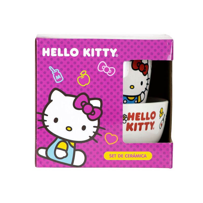 Vajilla-infantil-Ceramica-2Pz-Hello-Kitty-Scool-704061