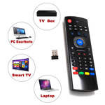 Air-Mouse-Inalambrico-con-Teclado-QWERTY---Control-de-Voz--y-Giroscopio