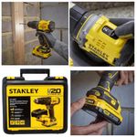 COMBO-AMOLADORA-INALAMBRICO-TALADRO-PERCUTOR--BRUSHLESS-20V-STANLEY