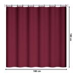 Cortina-de-Baño-Impermeable-Premium-180x180-Guinda-U88