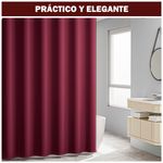 Cortina-de-Baño-Impermeable-Premium-180x180-Guinda-U88