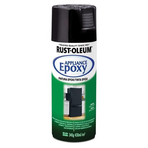 Aerosol Rust Oleum Specialty Epoxi Negro Brillante 340 gr