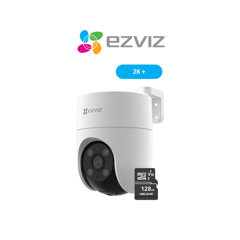 Camara-de-seguridad-Inalambrica-WiFi-PT-H8C-2K-4MP---Micro-SD-128gb---Ezviz