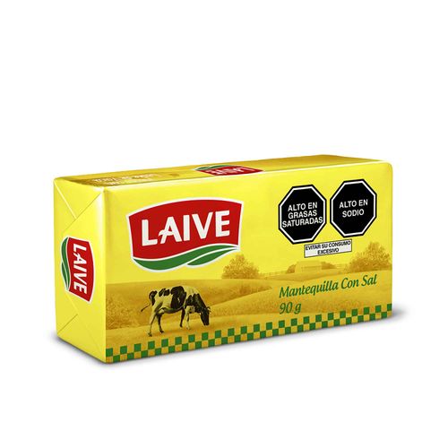 Mantequilla con Sal LAIVE en Barra Bolsa 90g