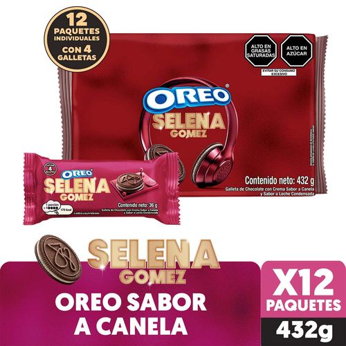 Galleta OREO Selena Gomez Paquete 12un