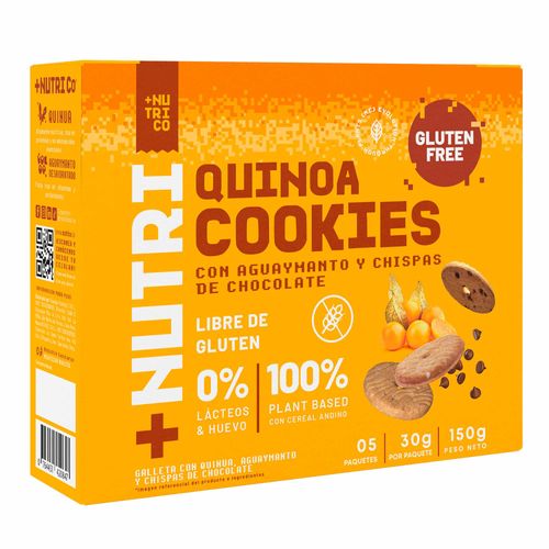 Galleta Quinoa +NUTRI CO Aguaymanto Caja 150g
