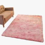 Alfombra-de-Felpa-piso-de-terciopelo-para-sala-140CM-x-2M---Rosa