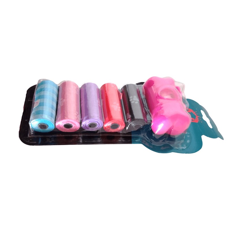 KIT-DISPENSADOR---6-ROLLOS-BOLSAS-PARA-HECES-DE-MASCOTAS