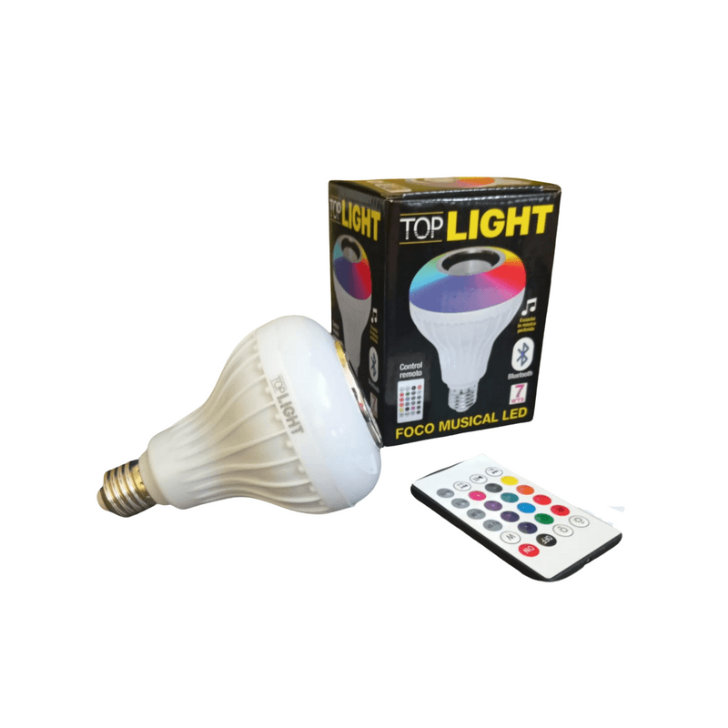 FOCO-LED-MUSICAL-BLUETOOTH-CON-LUZ-BLANCA-Y-RGB---CONTROL