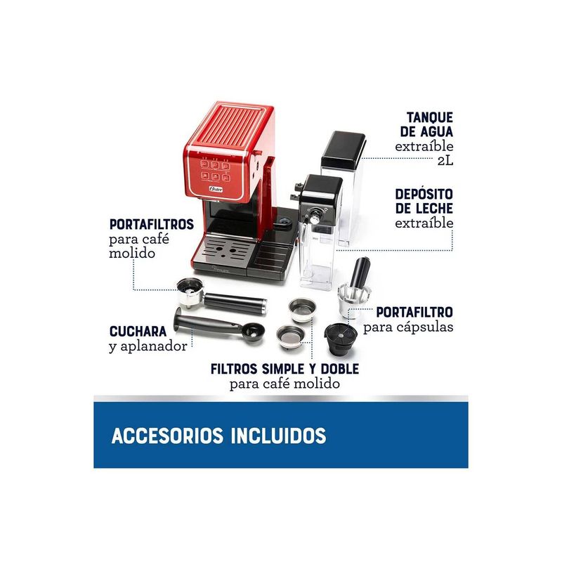 Cafetera-Oster®-PrimaLatte™-Touch-BVSTEM6801R