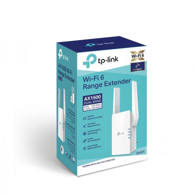 Repetidor-Wi-fi-6-Tp-link-Re505x-Gigabit-Ax150