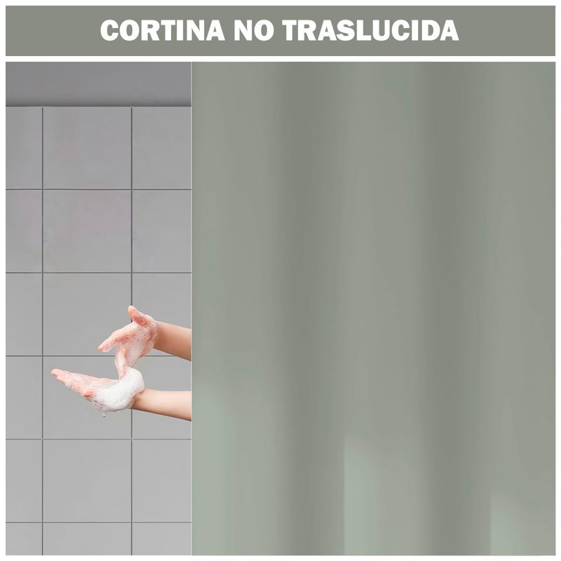 Cortina-de-Baño-Impermeable-Premium-180x180-Verde-U88