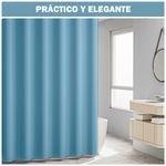 Cortina-de-Baño-Impermeable-Premium-180x180-Celeste-U88
