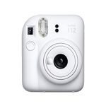 Camara-Fujifilm-Instax-Mini-12-Blanco-Arcilla-Estuche-Transparente