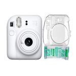 Camara--Fujifilm-Instax-Mini-12-Blanco-Arcilla-Estuche-Transpa-Pelix10