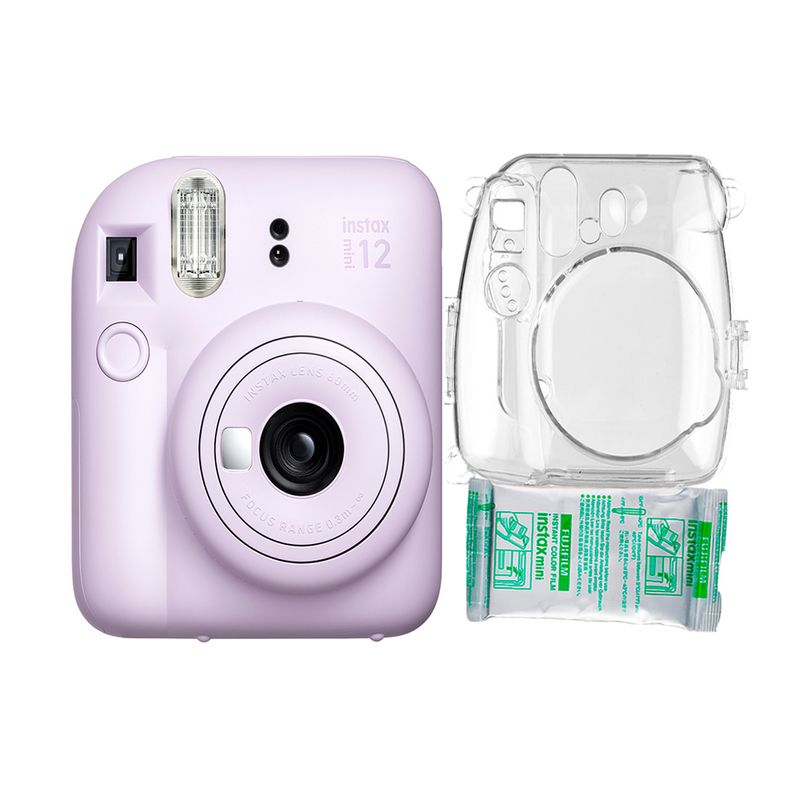 Camara-Fujifilm-Instax-Mini-12-Lila-Estuche-Transpa-Pelix10
