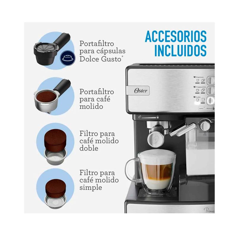 Cafetera-Oster-Espresso-3-funciones-PrimaLatte-BVSTEM6603SS