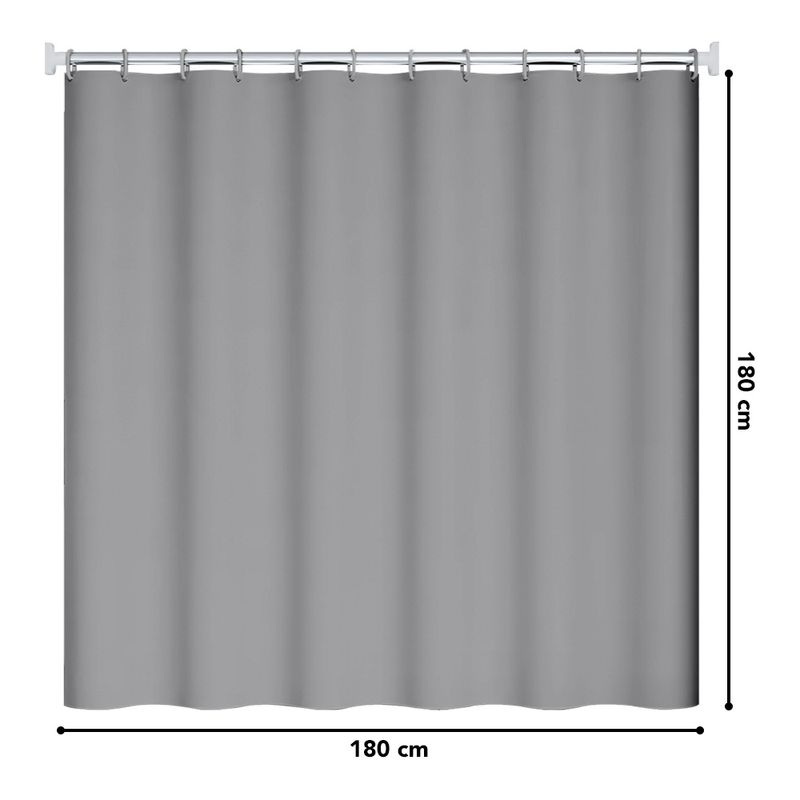 Cortina-de-Baño-Impermeable-Premium-180x180-Plomo-U88