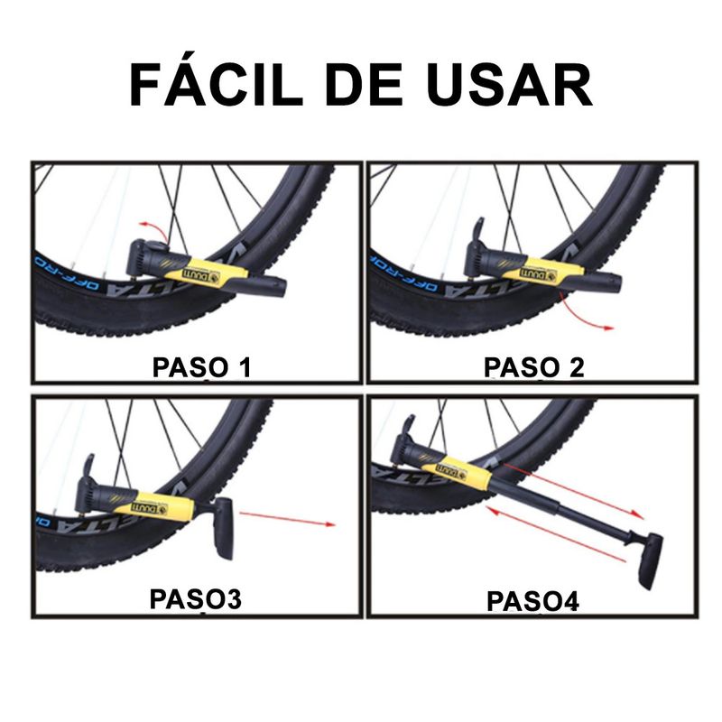 Inflador-Bicicleta-Pelota-Portatil-Negro