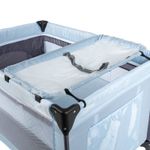 Cuna-Corral-Ebaby-Happy-Dream-Celeste-Colchon-y-Bañera