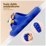 Sandalias-Kawaii-para-Niños-Diseño-3D-Jirafa-Azul-Z35-Talla-30-31