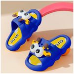 Sandalias-Kawaii-para-Niños-Diseño-3D-Jirafa-Azul-Z35-Talla-30-31