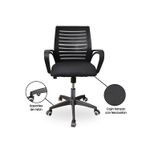 Silla-Ergonomica-de-Oficina-Oskar-Base-de-Nylon---Sistema Basculante