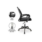Silla-Ergonomica-de-Oficina-Oskar-Base-de-Nylon---Sistema Basculante